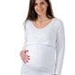 T-Shirt gestante e allattamento manica lunga