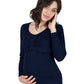 T-Shirt gestante e allattamento manica lunga