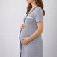 Camicia clinica aperta davanti mezza manica