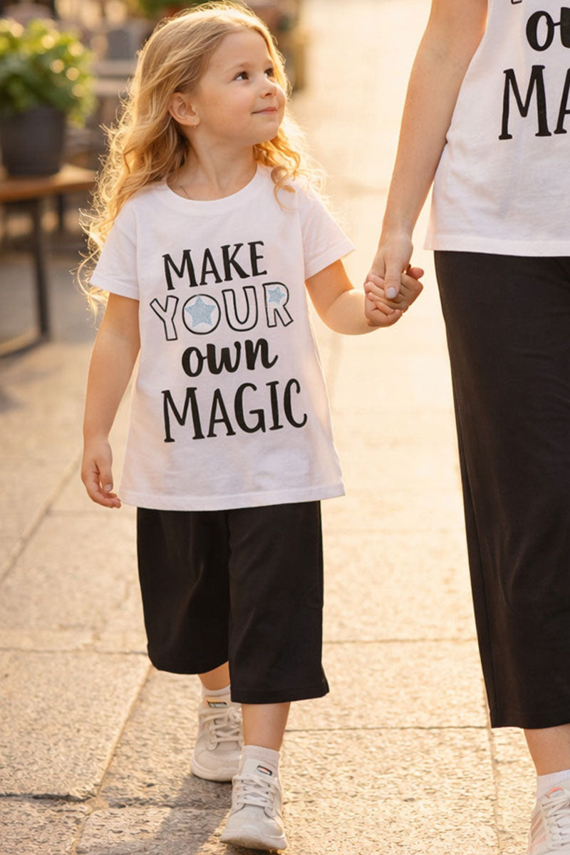 Pantalone bimba in tessuto pic