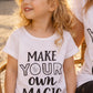 T-shirt bimba in jersey 100% cotone con stampa