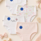 Set 3 mutandine neonato/a in cotone fantasie assortite