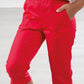 Pantalone modello Capri con tasche e spacchetti sul fondo