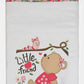 Copertina sfoderabile in cotone elasticizzato con inserti a fantasia floreale stampa e imbottitura