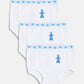 Set 3 mutandine anatomiche neonato/a colori assortiti