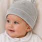 Cappellino in ciniglia con orecchie