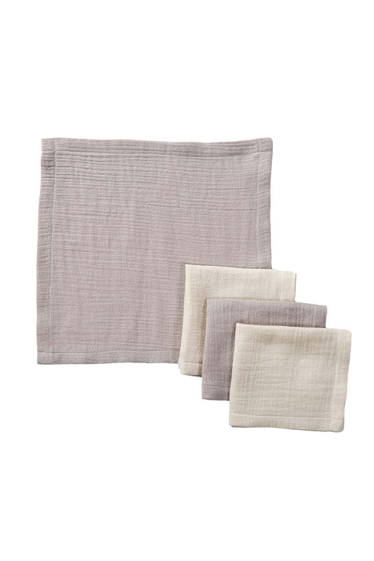 4 Mussole asciugamano da bagno per neonato in 100% cotone