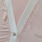 Camicia da notte manica lunga premaman modello serafino con profili in raso