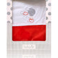 Copertina in cotone con ricamo