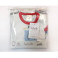 Set 6 Body neonato Babyvip mezza manica 100% cotone colori assortiti