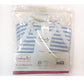Set 6 Body neonato Babyvip mezza manica 100% cotone colori assortiti