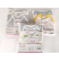 Set 6 Body neonato Babyvip mezza manica 100% cotone colori assortiti