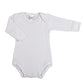 2 Body manica lunga scollo americano in cotone