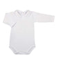Body manica lunga in cotone elasticizzato con colletto