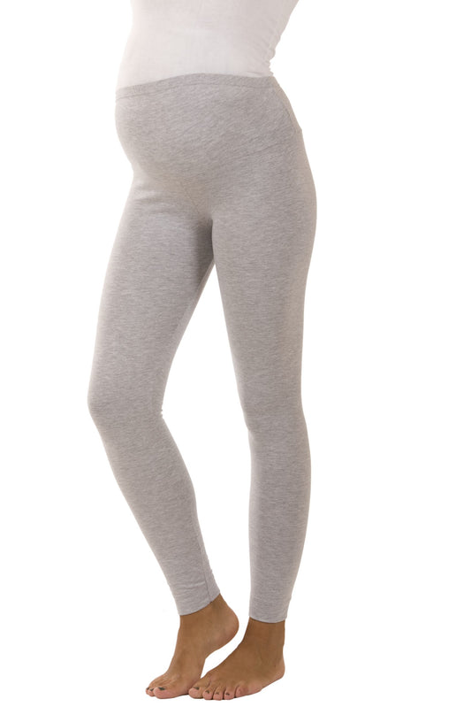 Leggings donna premaman conformato garzato