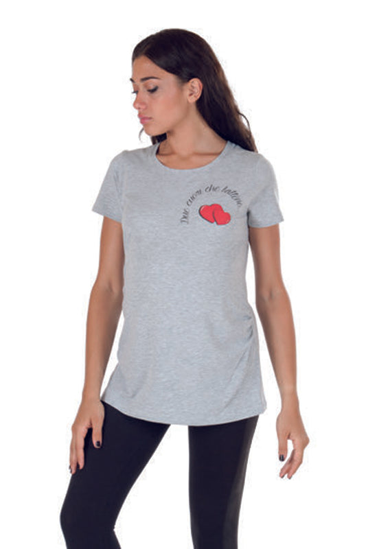 T-Shirt mezza manica con stampa