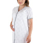 Camicia da notte clinica aperta davanti mezza manica