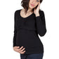 T-Shirt gestante e allattamento manica lunga