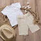 Completo 2 pezzi neonato in cotone organico